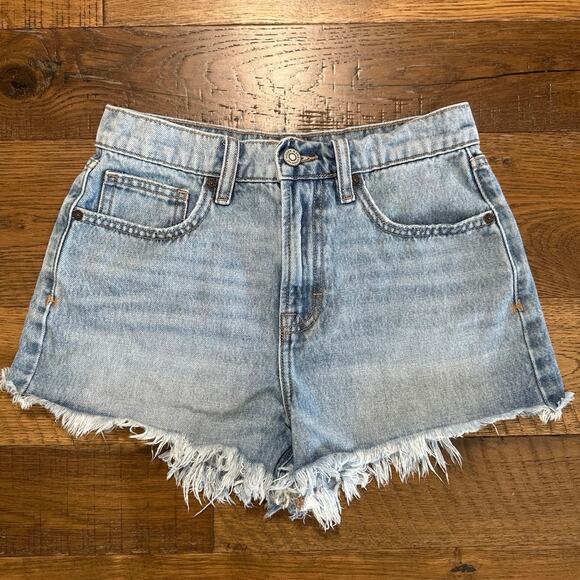 Hidden Cutoff Denim Shorts - Picture 1 of 4